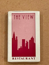 THE  VIEW, RESTAURANT - MATCH BOX COLLECTION PIECE