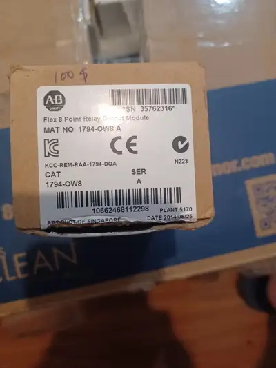 Allen-Bradley 1794-OW8 Output Module 																				Pie, View more