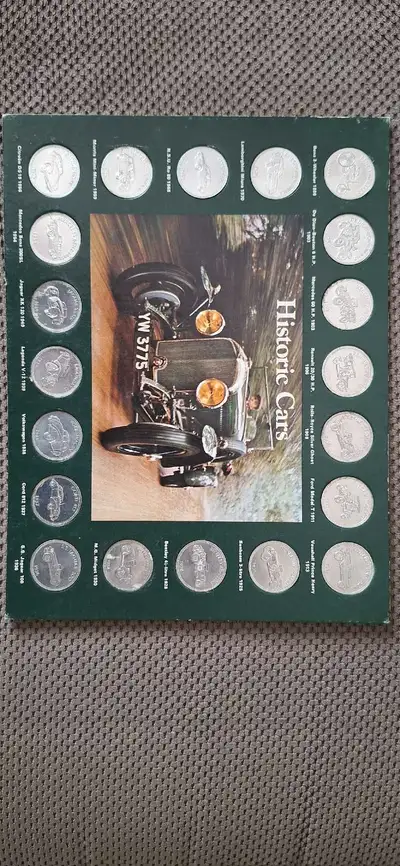 Shell Historic Car Coin Collection, Vintage 1970's UK., View more