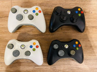 Lot of 4 -  OEM Xbox 360 Wireless Controllers