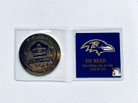 Médaillon d’intronisation de Ed Reed au Hall of Fame NFL