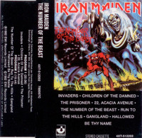 IRON MAIDEN - The Number of the Beast (CASSETTE) // MEGA RARE !!