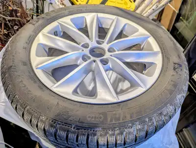 I have a set of 4- 245/50R18 Michelin tires on BMW rims from a 2014 X3. The bolt pattern is 5x120. T...
