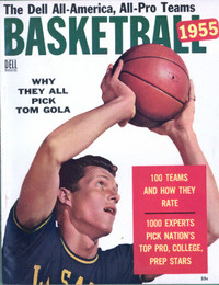 1955 Dell Basketball Yearbook, 82 pages, excellent
