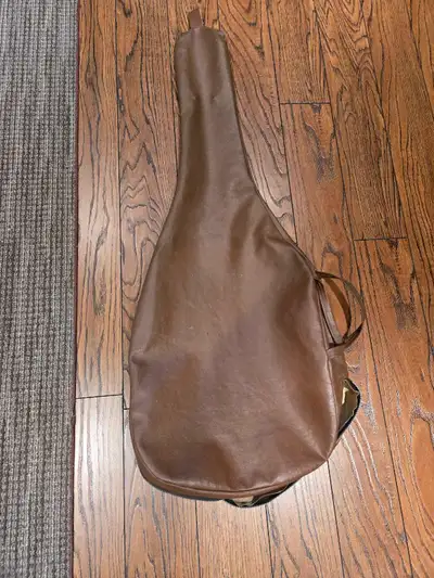 Rare Vintage Soft Leather Guitar Case, View more