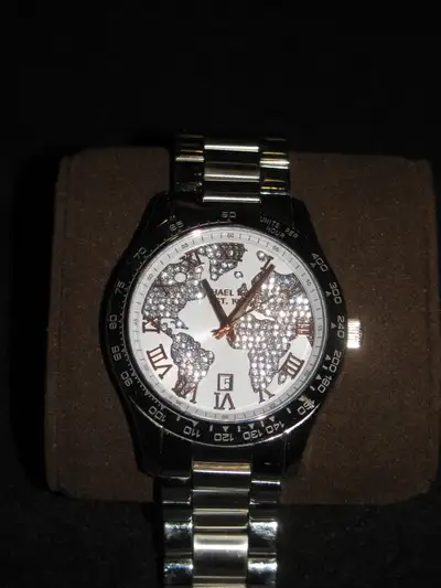 Michael Kors Women's Layton MK5958 Silver Stainless-Steel Watch, View more