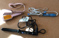 nu.tika Curling Wand;Windmere Crimper:Vidal Sassoon Curling Iron