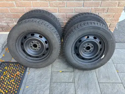 Selling a set of 4 Michellin X-Ice and Snow mounted on Rims. Tires are good for a few more seasons W...