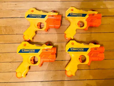 In good working condition. Batteries included. Selling all four together.