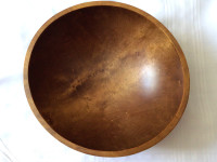 Large solid Baribocraft wood salad bowl - reduced 