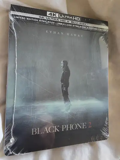 Brand new Black phone 2 4k Steelbook Price $60 Firm pick up Mississauga