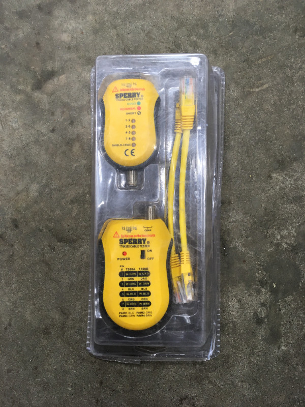 Ethernet/cat6/communication twisted pairs cable tester in Networking in Strathcona County