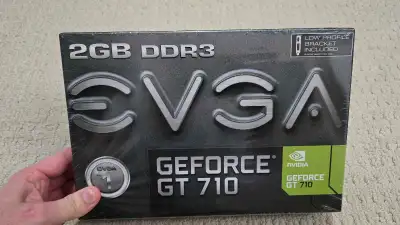 EVGA Nvidia GeForce GT 710 graphics card 2GB Brand New, View more