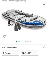 Inflatable Boat w/ Electric Motor