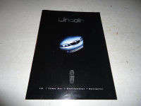 1999-2000 LINCOLN DEALER SALES BROCHURE. C MY OTHER LISTINGS!