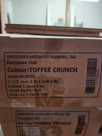 Engineering hardwood $3/sqft, View more