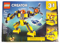 NEW LEGO Creator 3in1 Underwater Robot 31090