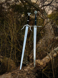 The Witcher 3 Wild Hunt Swords, Geralt Of Rivia Cosplay Swords