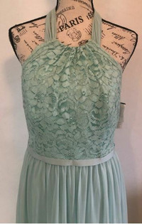 David's Bridal - Mint Green Bridesmaid dress