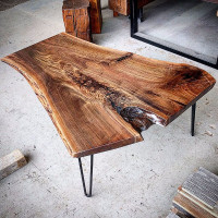 *** CUSTOM FURNITURE MADE WITH LIVE EDGE AND RECLAIMED WOOD ***