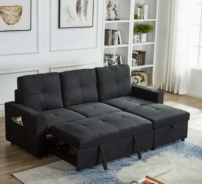 Versatile Pull-Out Sofa Bed Durable Comfortable Any Space Sale, View more