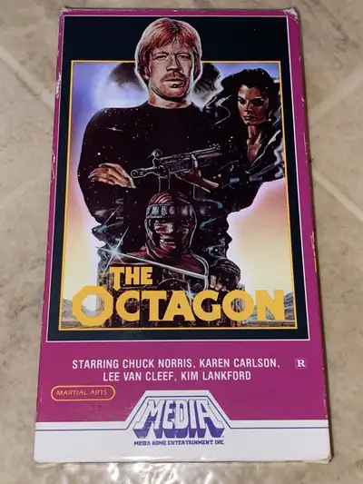 The Octagon Chuck Norris VHS Movie Tape Media Home 1983, View more