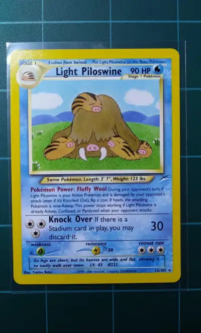 Pokemon Card Neo Destiny # 26 Light Piloswine, View more
