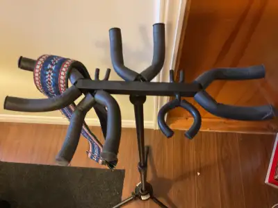Guitar stand and strap, View more