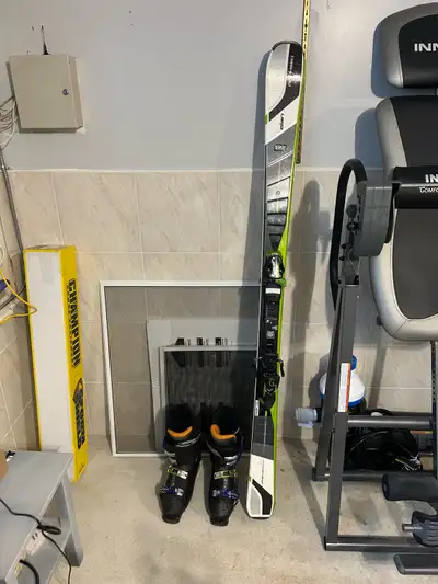Skis and boots (size 12 / 30.5), View more