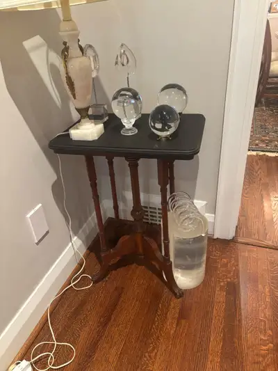 Antique Wooden Side Table, View more