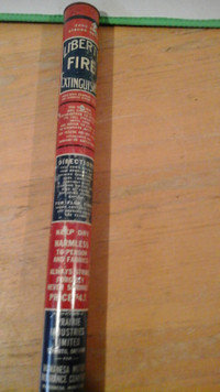 vintage Liberty Fire Extinguisher