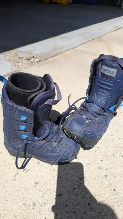Selling a pair of Lamar "Matrix Lined Girls" snowboard boots. They are a US kids size 3 (EU 33.5 / U...