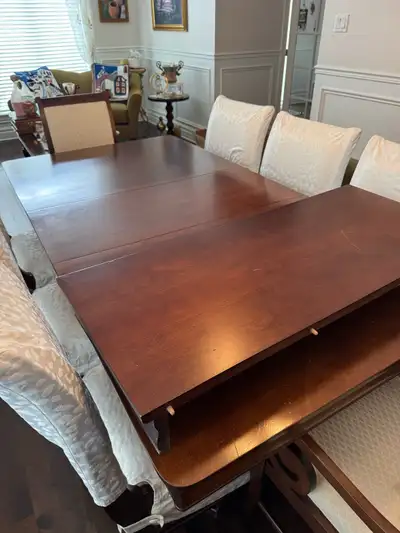 Quality real wood dining room with buffet , View more