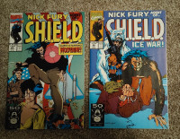 Issues 27 and 28 of Nick Fury: Agent of Shield with Wolverine