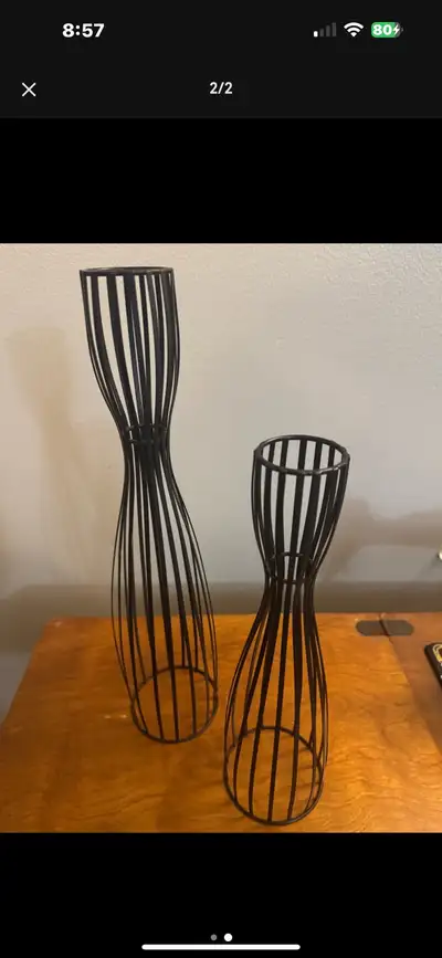 decorative wire vases, View more