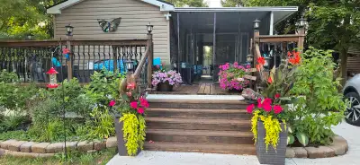 2017 Northlander Reflection Park Model Trailer (38’x12’) with sun room, at Fisherman’s Cove, Near Ki...