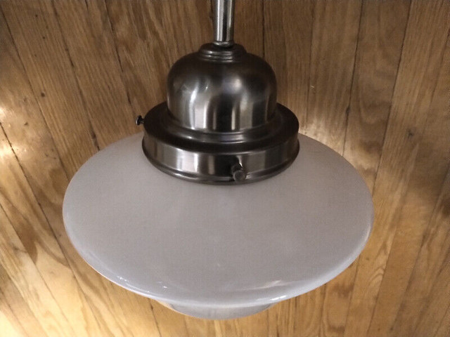 Light Fixture - School House Pendant, Small Shade, 35"(h) in Other in Markham / York Region - Image 3