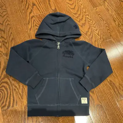 LIKE NEW Kids ROOTS Hoodie sweater 5-6 years , View more