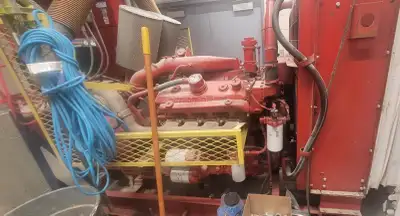 Well maintained Police 400KW diesel 600V open skid generator, View more