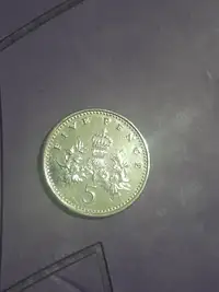 1990 Five Pence Coin
