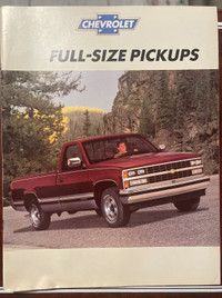89 Chevy Truck Brochure