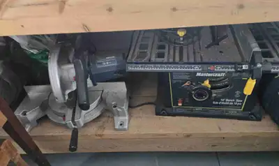 Mastercraft 10 inch miter saw,works good