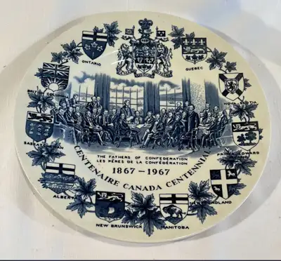 Blue & White Canadian Father’s of Confederation , View more