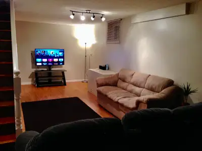 Clean and quite basement suite. All utilities included. Looking for a working individual. Tell me a...