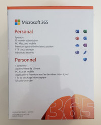 3X Microsoft 365 Personal. Genuine Microsoft.