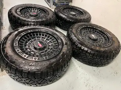 Set of 4 Vortek VRD-705 wheels fitted with Grenlander Conquewind R/T tires. Aggressive setup with de...