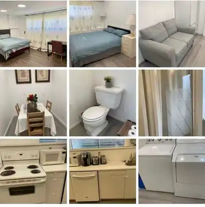 Very Bringt Basement suit for rent, ( from Ground to basement) only 3 steps long-term available. New...