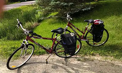 Two bikes with accessories, delivery possible, View more