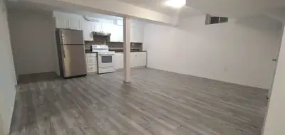 Fully furnished basement. 2 spacious bedrooms, 1 bathroom and 1 kitchen. Separate entrance. Bus stop...