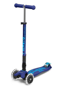 MICRO Scooter MAXI DELUXE FOLDABLE LED, Kids scooter, kickboard